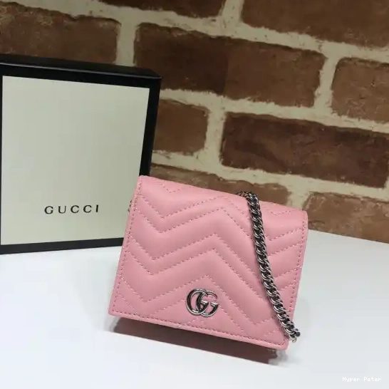 Hyperpeter chain GUCCI wallet Marmont GG 0701
